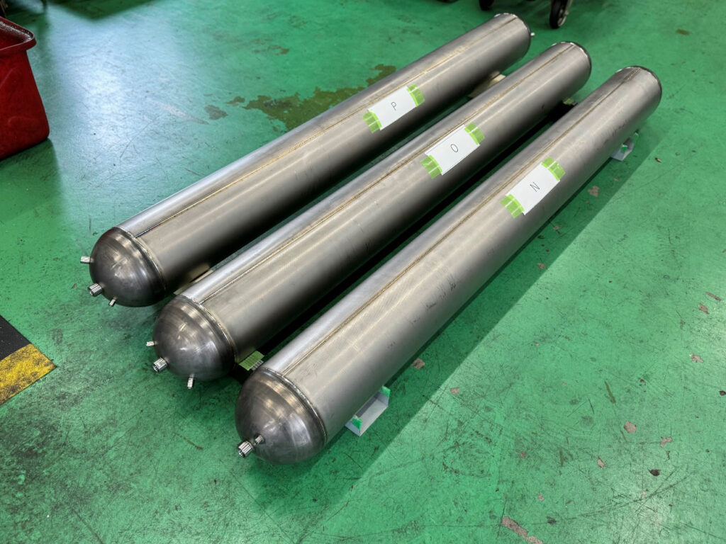 6-4チタン合金製タンク3基